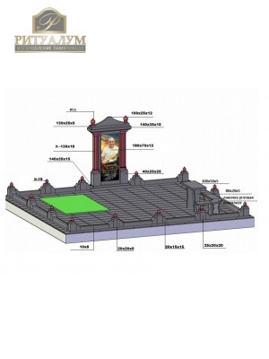 Элитный памятник №50 — ritualum.ru